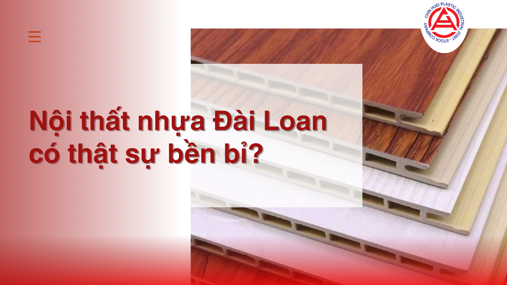 nội thất nhựa đài loan